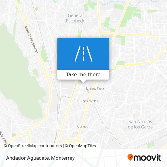 Andador Aguacate map