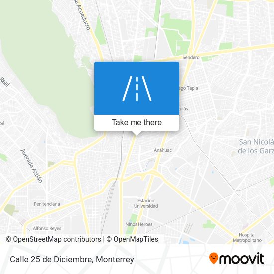 Calle 25 de Diciembre map