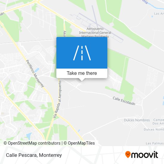 Mapa de Calle Pescara