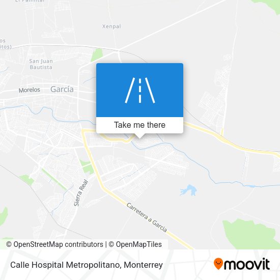 Mapa de Calle Hospital Metropolitano