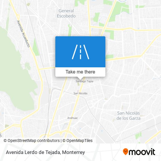 Avenida Lerdo de Tejada map