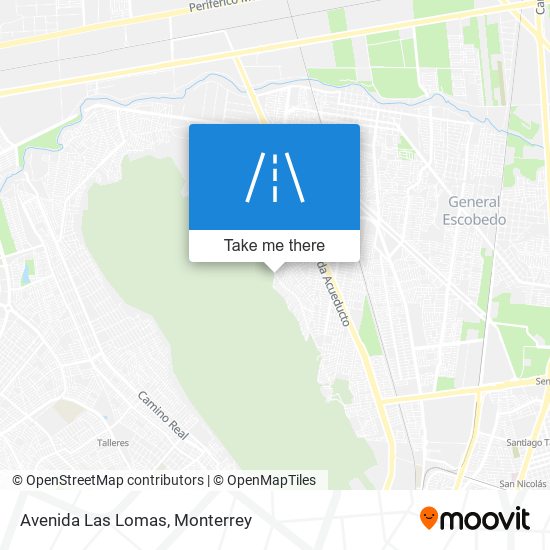 Avenida Las Lomas map