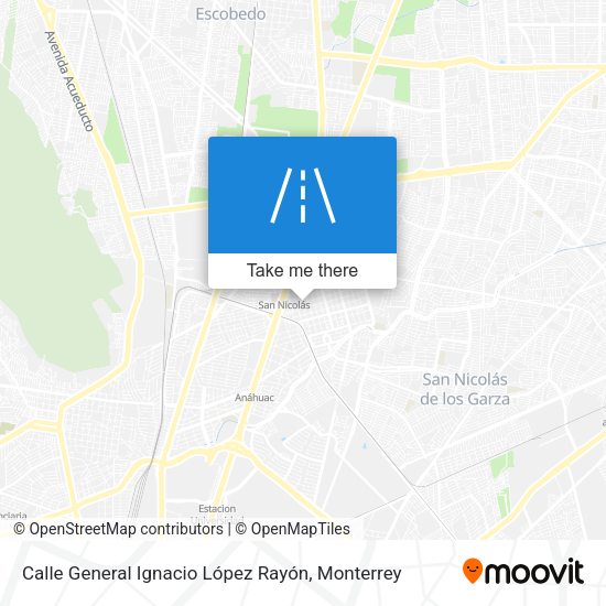 Mapa de Calle General Ignacio López Rayón