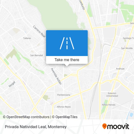 Privada Natividad Leal map