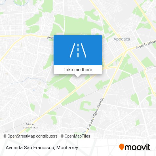 Mapa de Avenida San Francisco