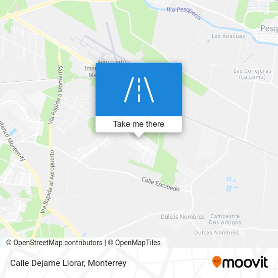 Calle Dejame Llorar map