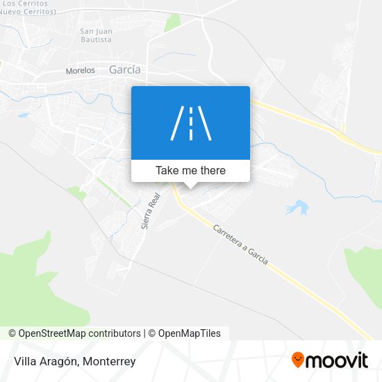 Villa Aragón map