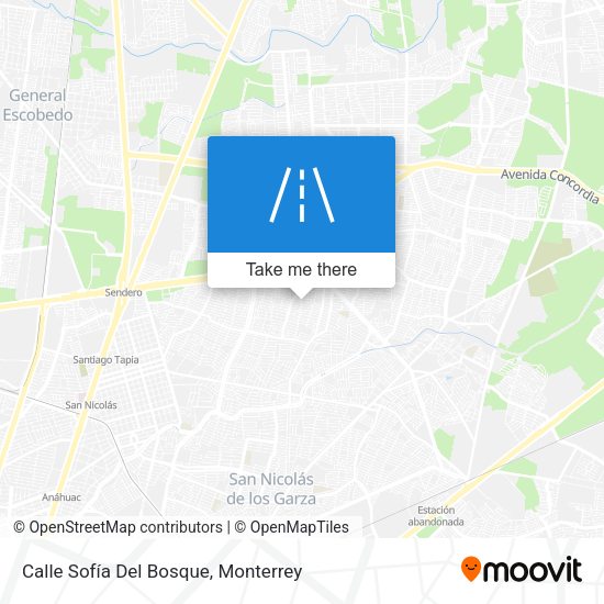 Calle Sofía Del Bosque map