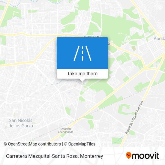 Carretera Mezquital-Santa Rosa map
