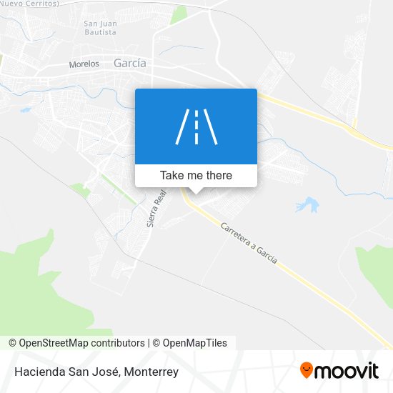 Mapa de Hacienda San José
