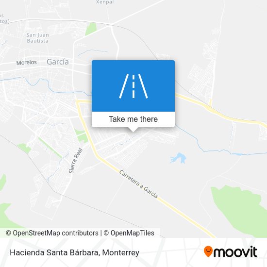 Hacienda Santa Bárbara map