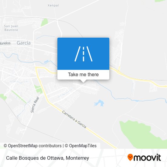 Calle Bosques de Ottawa map