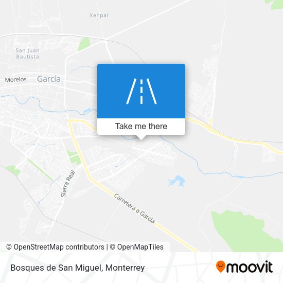 Mapa de Bosques de San Miguel