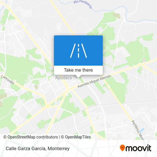 Mapa de Calle Garza García