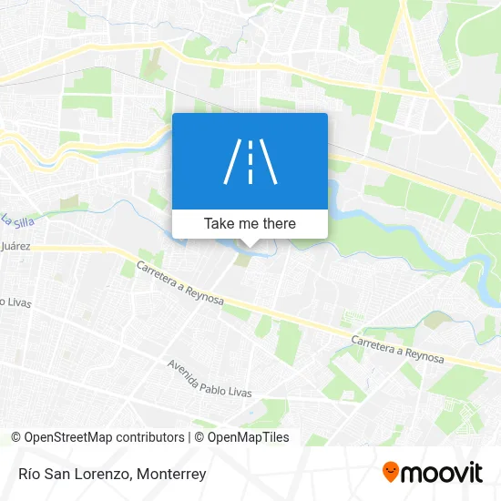 Río San Lorenzo map