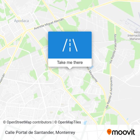 Calle Portal de Santander map