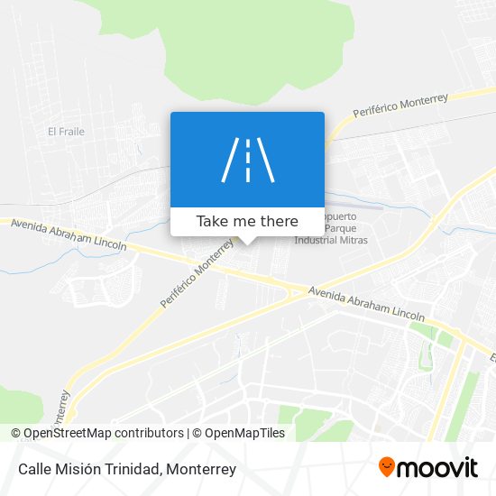 Mapa de Calle Misión Trinidad