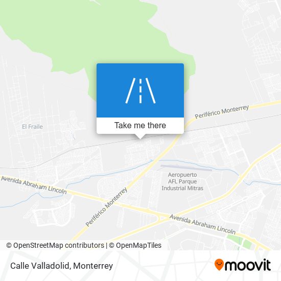 Calle Valladolid map