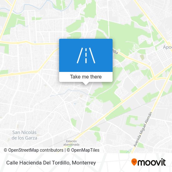 Calle Hacienda Del Tordillo map