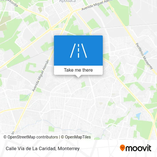 Mapa de Calle Vía de La Caridad