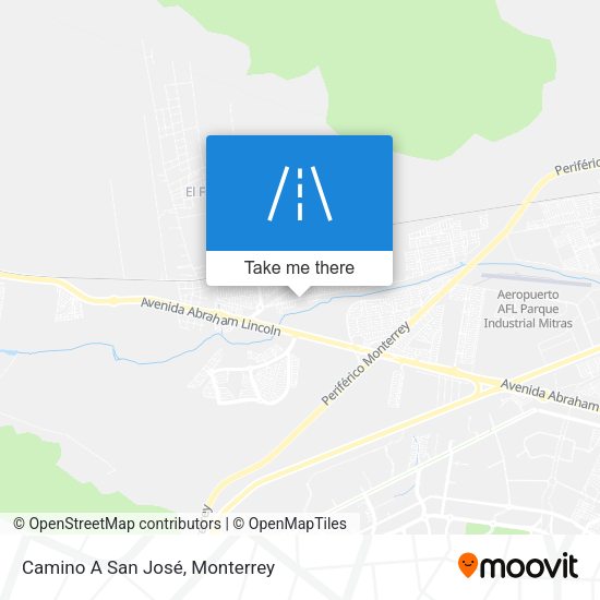 Mapa de Camino A San José