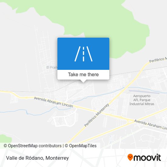 Valle de Ródano map
