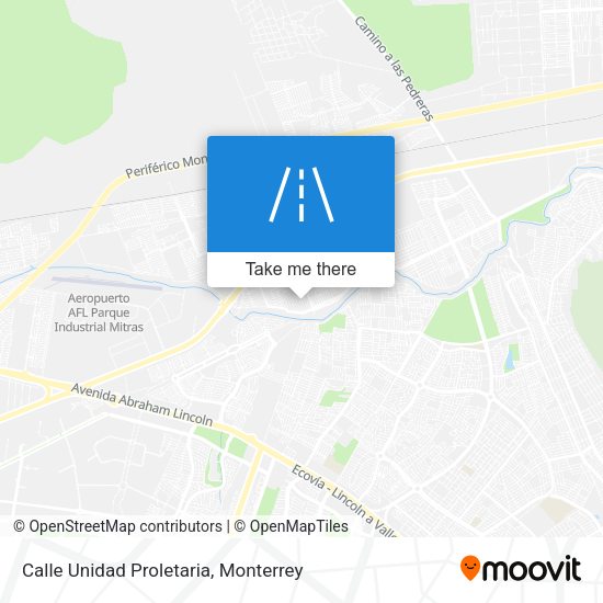Calle Unidad Proletaria map