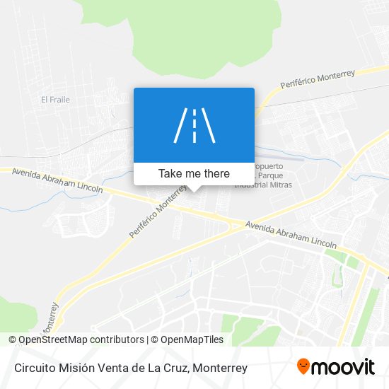 Mapa de Circuito Misión Venta de La Cruz