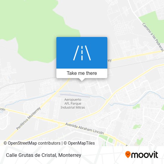 Mapa de Calle Grutas de Cristal