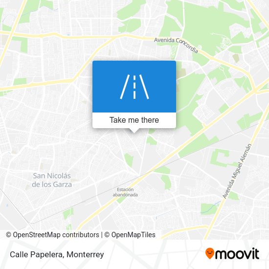 Mapa de Calle Papelera
