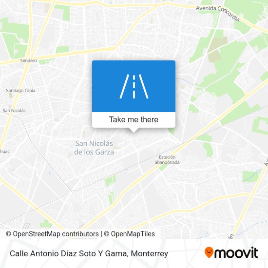 Calle Antonio Díaz Soto Y Gama map