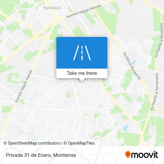 Privada 31 de Enero map