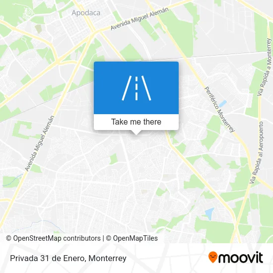 Privada 31 de Enero map