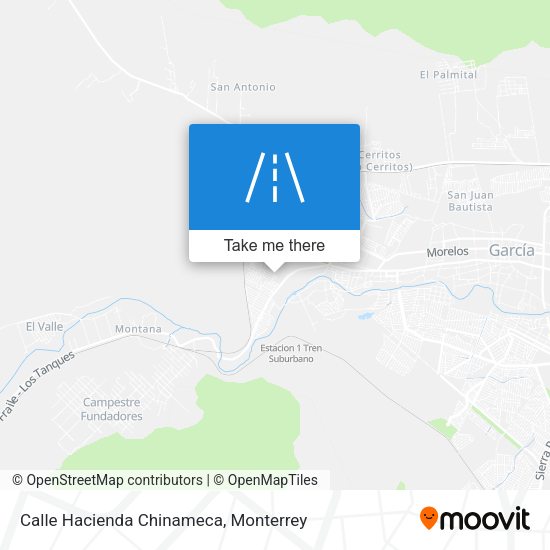 Calle Hacienda Chinameca map