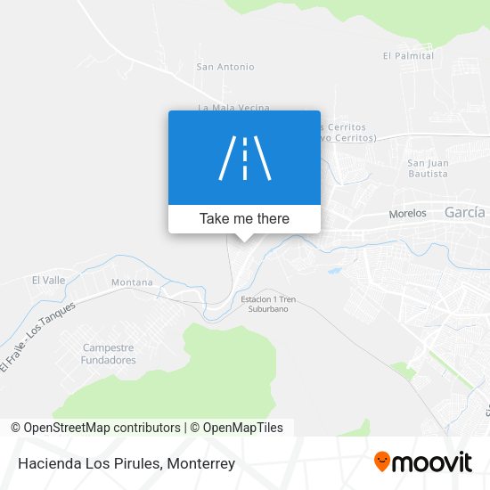 Hacienda Los Pirules map
