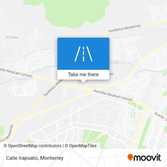 Mapa de Calle Irapuato