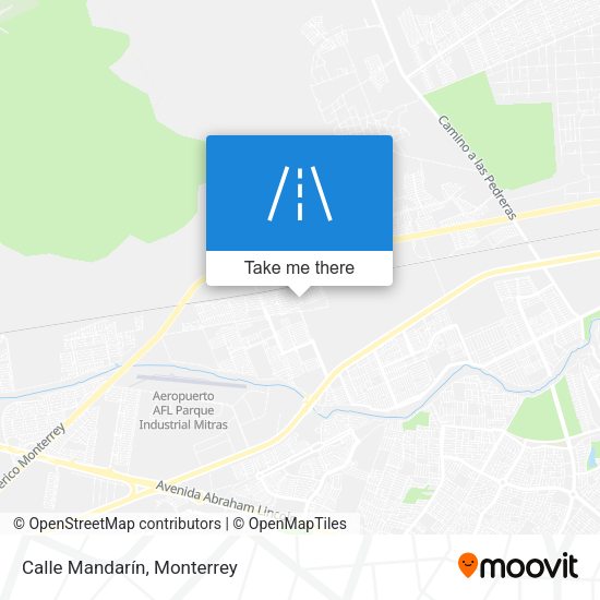 Mapa de Calle Mandarín
