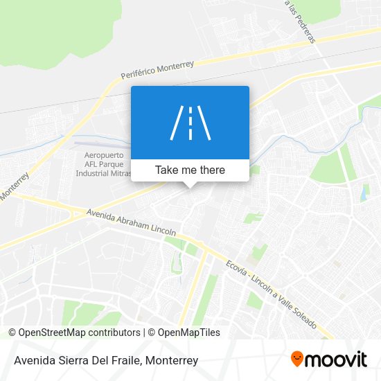 Avenida Sierra Del Fraile map