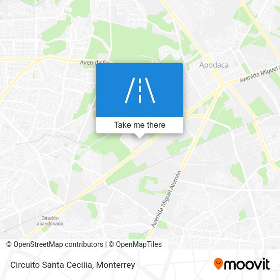 Circuito Santa Cecilia map
