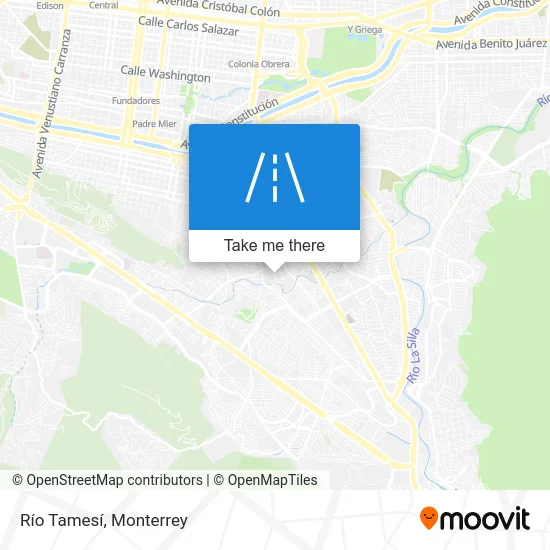 Río Tamesí map