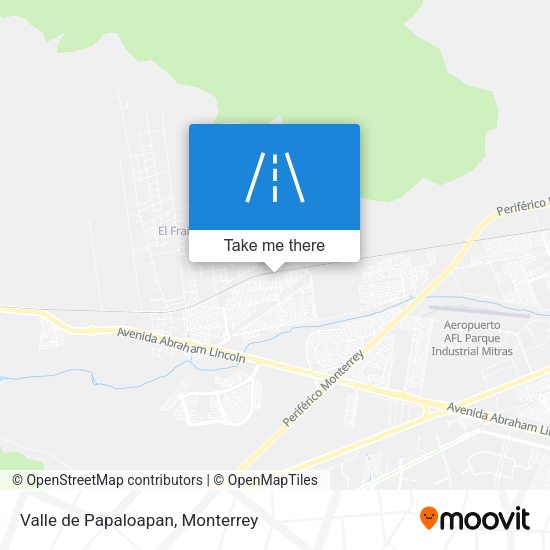 Valle de Papaloapan map