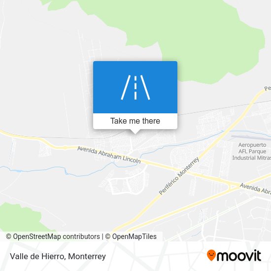 Mapa de Valle de Hierro