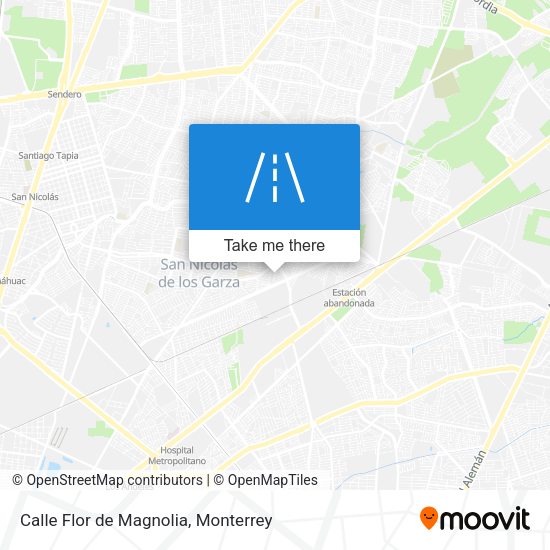 Calle Flor de Magnolia map