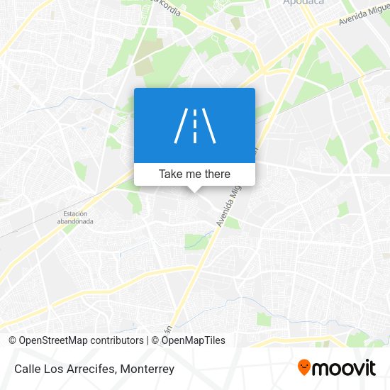 Mapa de Calle Los Arrecifes