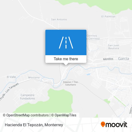 Hacienda El Tepozán map