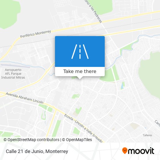 Mapa de Calle 21 de Junio