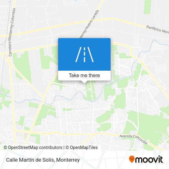 Calle Martín de Solís map