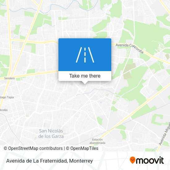 Avenida de La Fraternidad map
