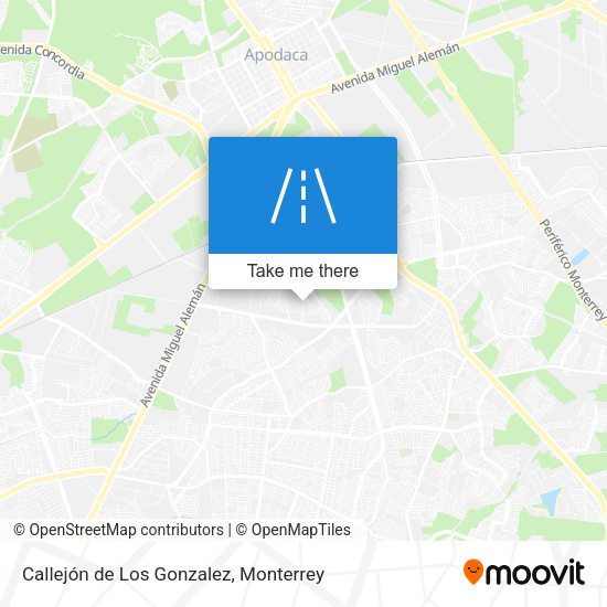 Mapa de Callejón de Los Gonzalez