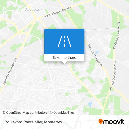 Mapa de Boulevard Padre Mier